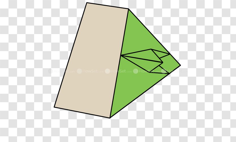 Triangle Pattern - Grass - Paper Fly Transparent PNG