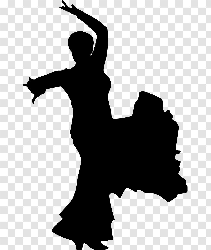 Dance Flamenco Silhouette - Cartoon Transparent PNG