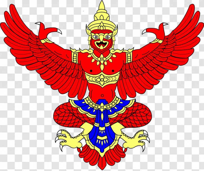 Emblem Of Thailand Garuda Symbol National - Usa Gerb Transparent PNG