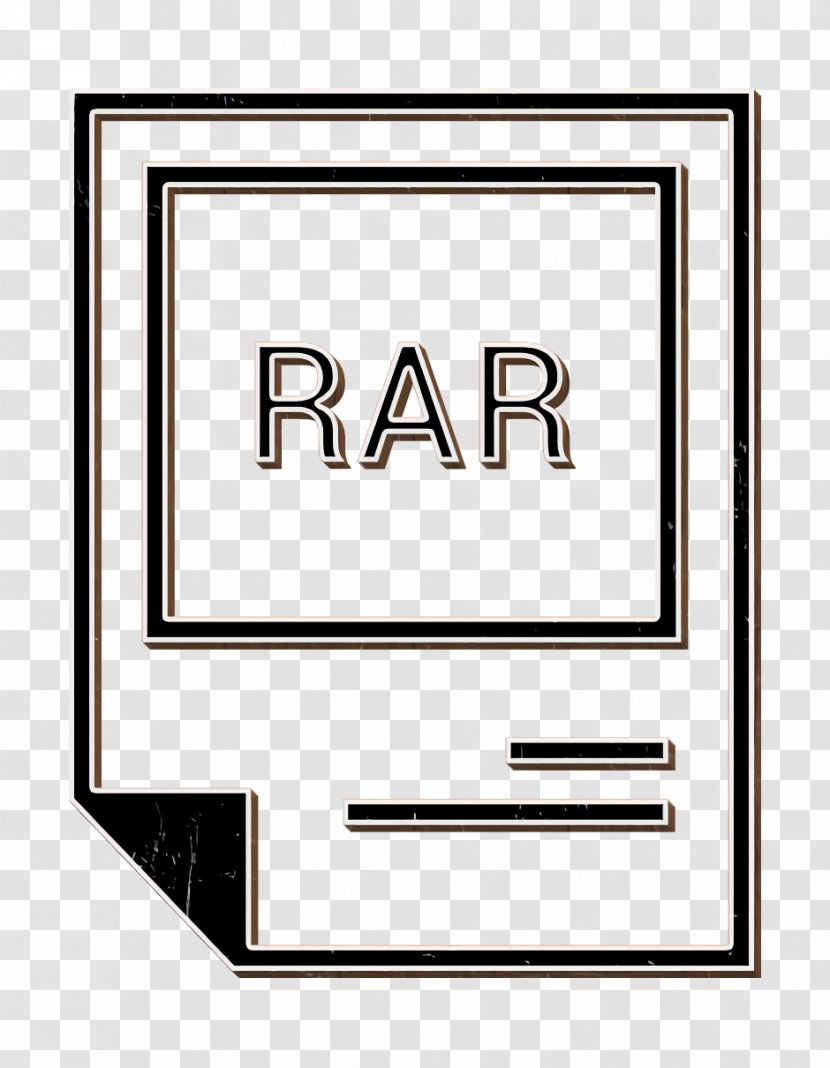 Extention Icon File Rar - Rectangle - Type Transparent PNG