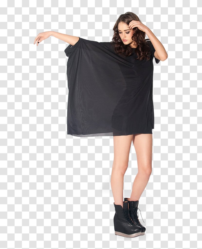 Little Black Dress Sleeve Clothing Leggings - Frame - Drape Transparent PNG