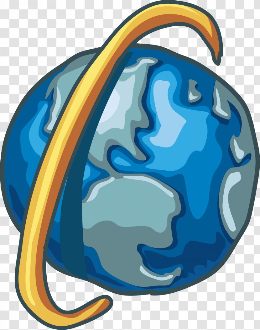 Earth Planet Drawing Clip Art - Cartoon - Blue Transparent PNG