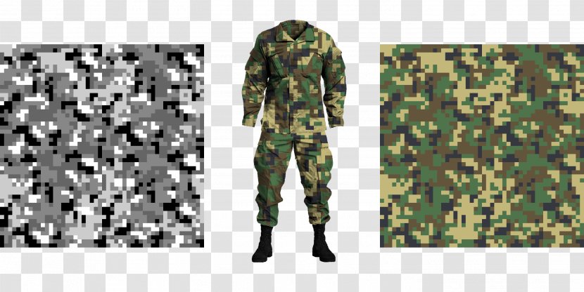 Military Camouflage Clothing Uniform - Outerwear Transparent PNG
