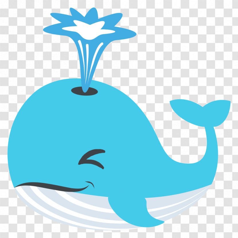 Emoji Whale Text Messaging SMS - Dolphin Transparent PNG