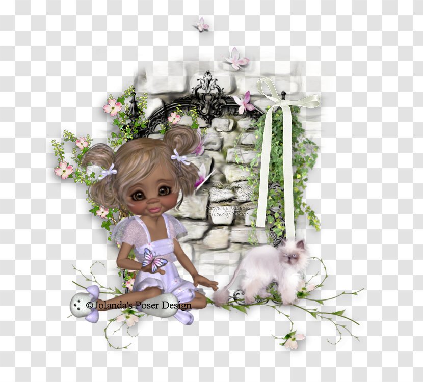 Floral Design Christmas Ornament Character - Fictional - Diana Transparent PNG