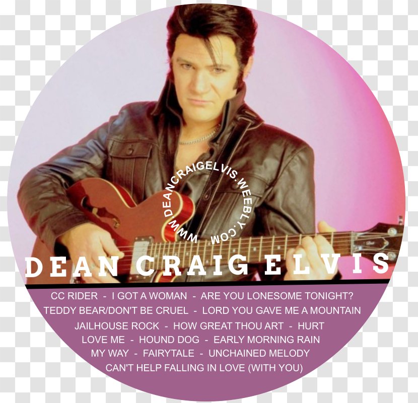 Elvis Presley Tribute UK Dean Holland Act Advertising Album Cover - Party Transparent PNG