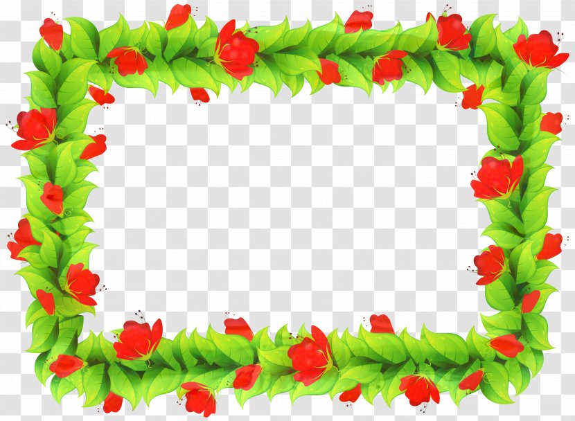 Borders And Frames Clip Art Picture Vector Graphics - Lei - Drawing Transparent PNG