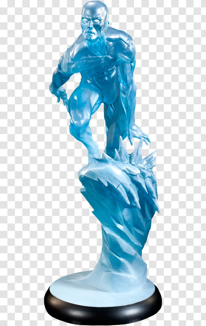 Iceman Professor X Sculpture Wolverine Figurine - Human Body Temperature Low Transparent PNG
