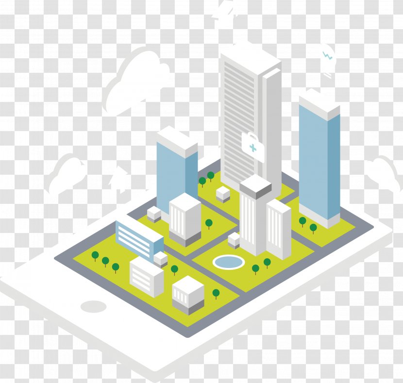 Smart City Information Intelligent - Data - Mobile Transparent PNG