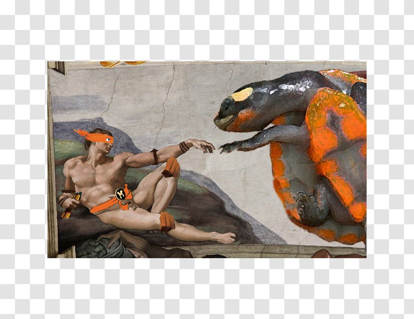 Sistine Chapel Ceiling Vatican Museums The Creation Of Adam Renaissance - Michelangelo - Painting Transparent PNG