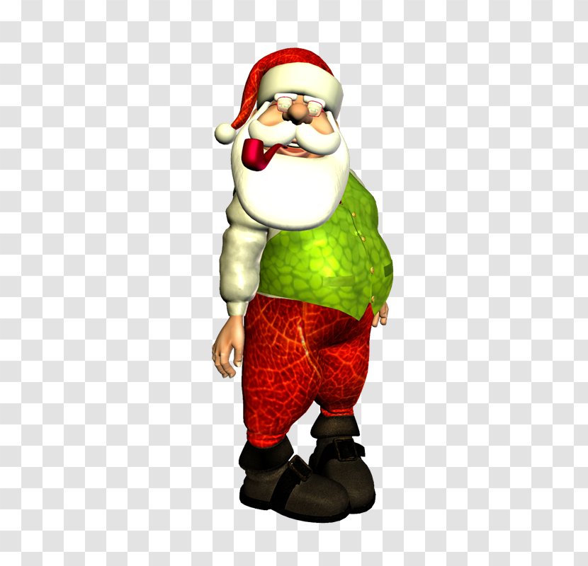 Santa Claus Christmas Ornament Mascot Transparent PNG