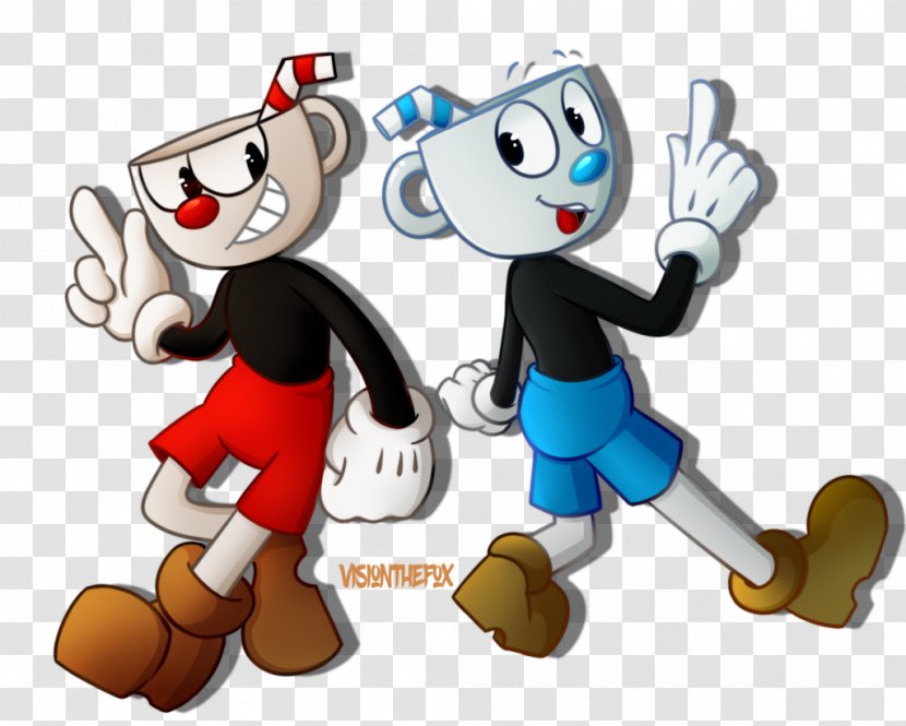 Cuphead Video Game Drawing Fan Art - Mascot Transparent PNG