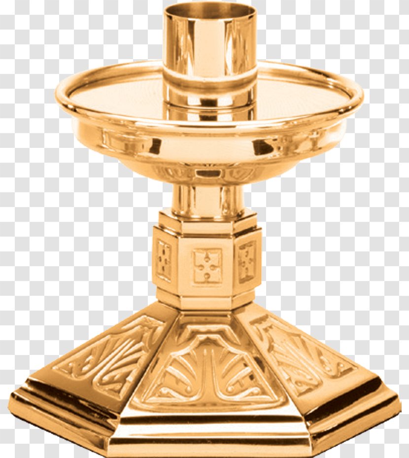 Altar Candlestick Brass .com - Com Transparent PNG