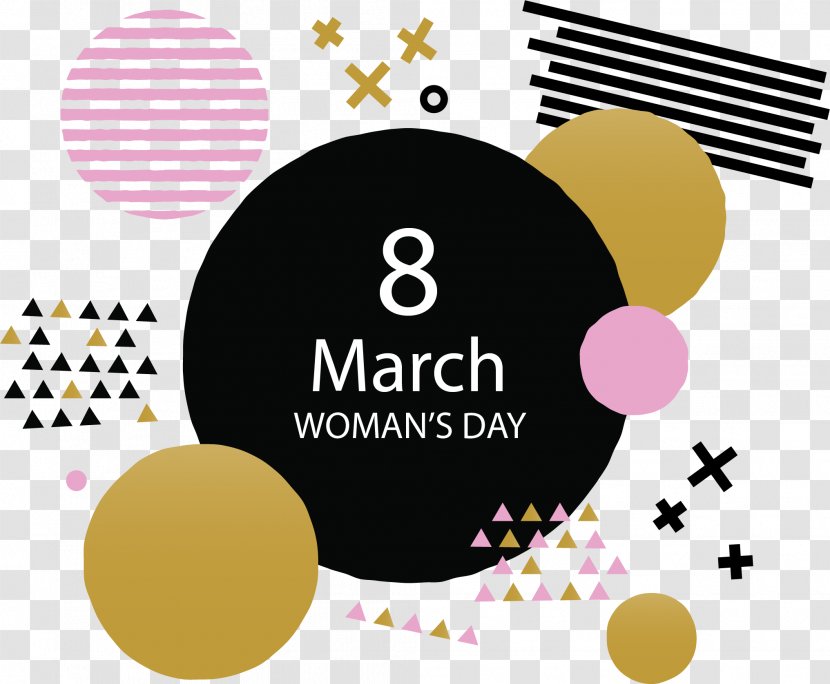 International Womens Day Poster Woman - Geometric Abstract Background Women Transparent PNG