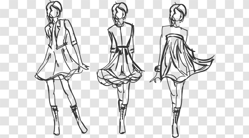 Fashion Illustration Drawing Design Sketch - Muscle Transparent PNG