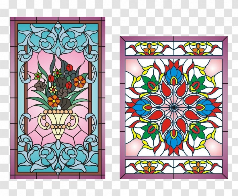 Stained Glass Window Building - Church Transparent PNG
