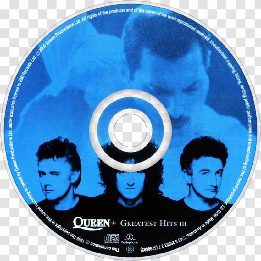 Compact Disc Greatest Hits III The Platinum Collection Album - Watercolor - Queen Transparent PNG