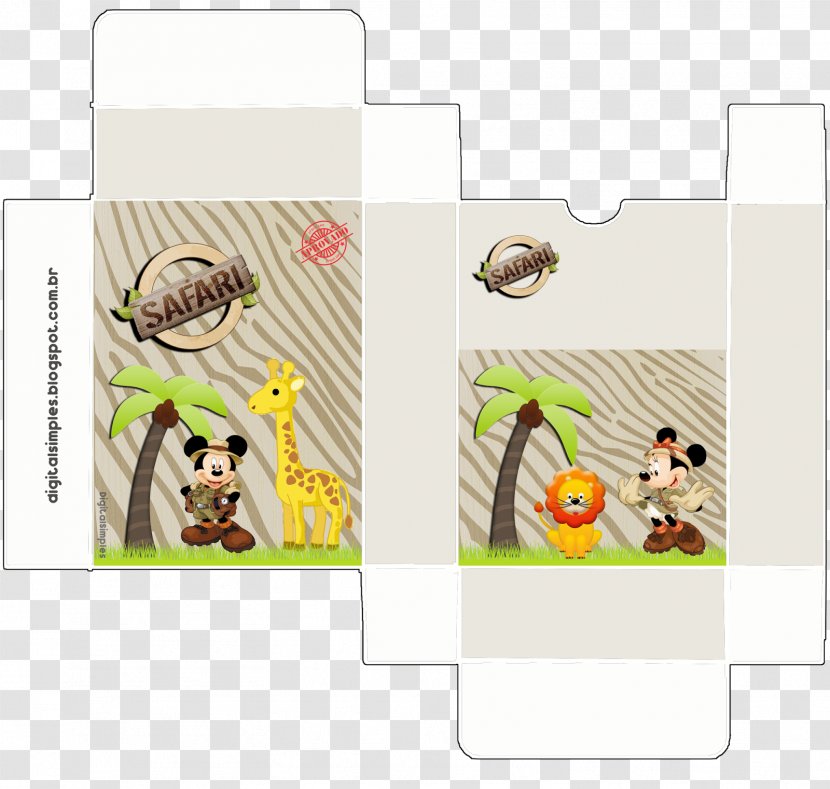 Cartoon Animal - Flower - Mickey Safari Transparent PNG