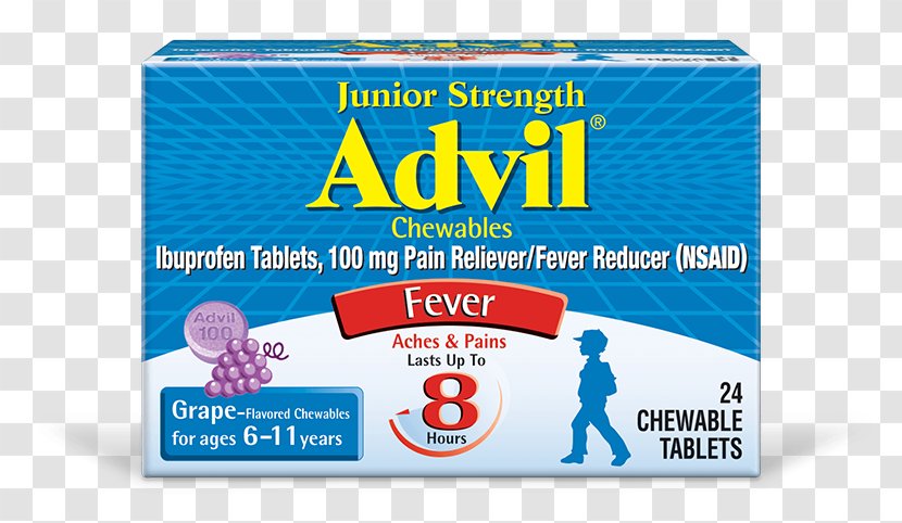 Ibuprofen Tablet Common Cold Ache Children's Advil - Influenza - Fever Child Transparent PNG