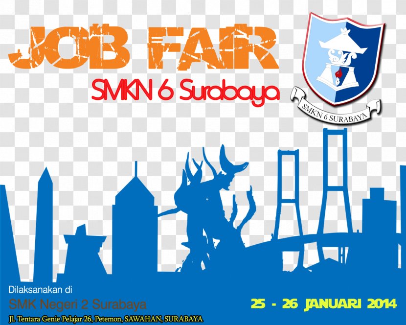 SMK Negeri 6 Surabaya 2 Logo Banner Preview - Area - Spanduk Transparent PNG