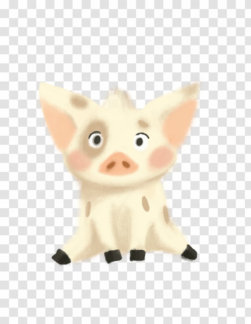 Pig Animal Figurine Snout - Moana Transparent PNG