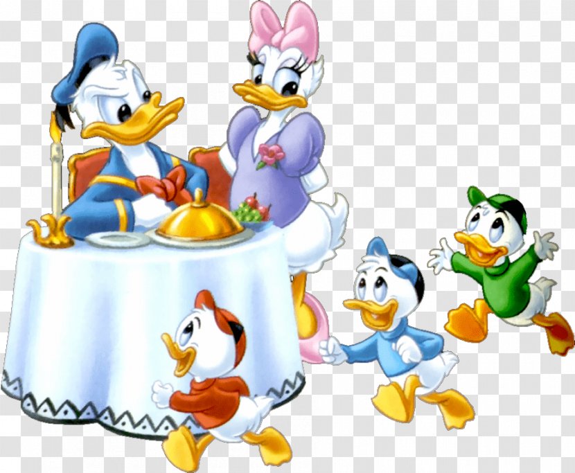 Daisy Duck Donald Minnie Mouse Mickey Family - Figurine - Creative Cartoon Border Transparent PNG