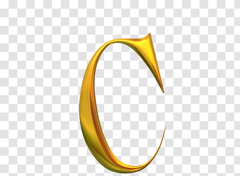 Letter Alphabet Symbol Clip Art - Body Jewelry - Gold Transparent PNG