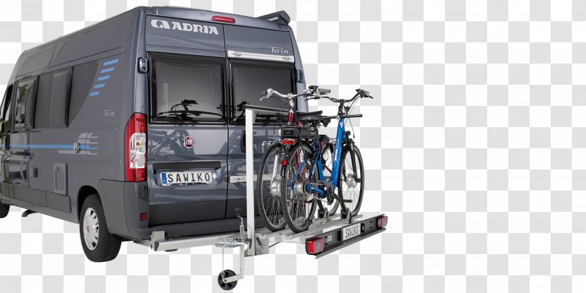 Minivan Fiat Ducato Bicycle Carrier - Campervans - Car Transparent PNG
