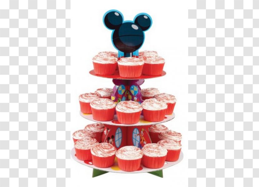 Mickey Mouse Cupcake Minnie Birthday Cake Frosting & Icing - Stand Transparent PNG