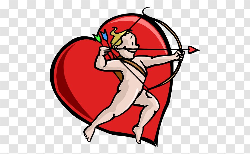 Valentine's Day Cupid Love Clip Art - Watercolor Transparent PNG