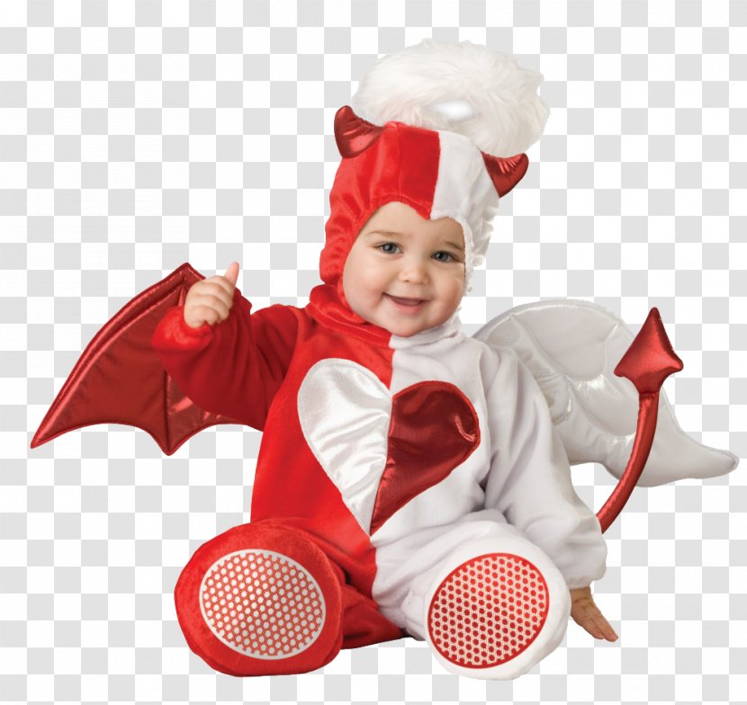 Halloween Costume Infant Devil Child - Heart Transparent PNG