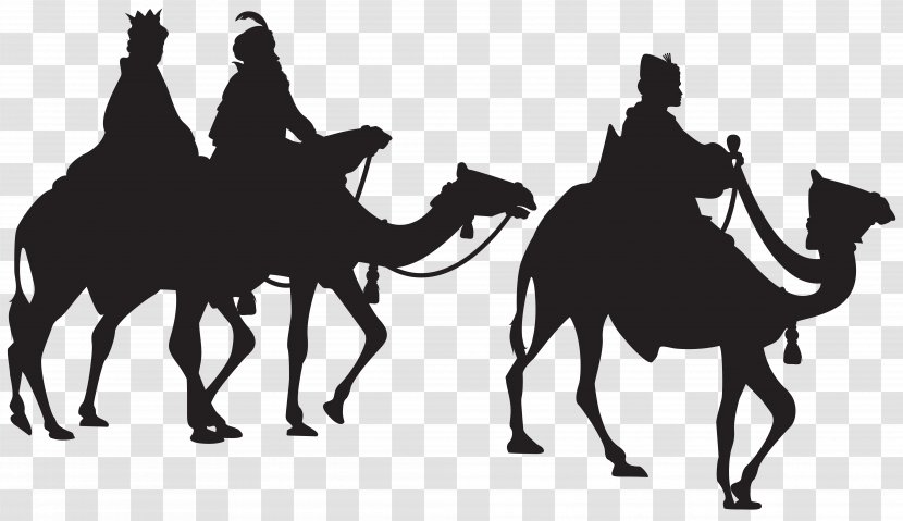 Epiphany Clip Art - Camel - Three Kings Silhouette Image Transparent PNG