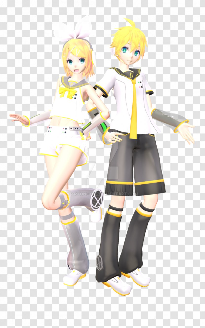 Kagamine Rin/Len MikuMikuDance Hatsune Miku Vocaloid Song - Heart Transparent PNG