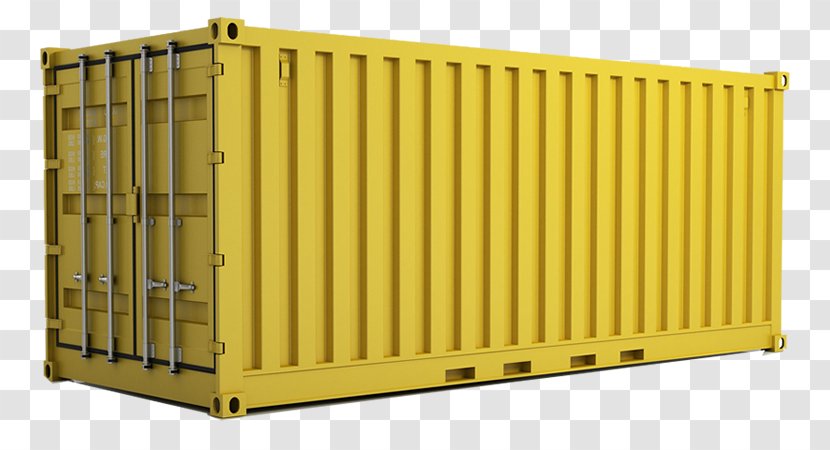 Shipping Container Intermodal Cargo Crane - Yellow Transparent PNG