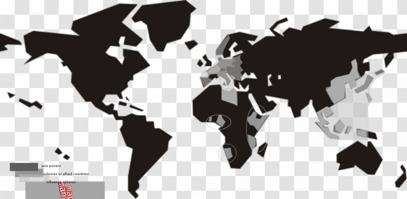 World Map Clip Art - Border - Axis Powers Transparent PNG