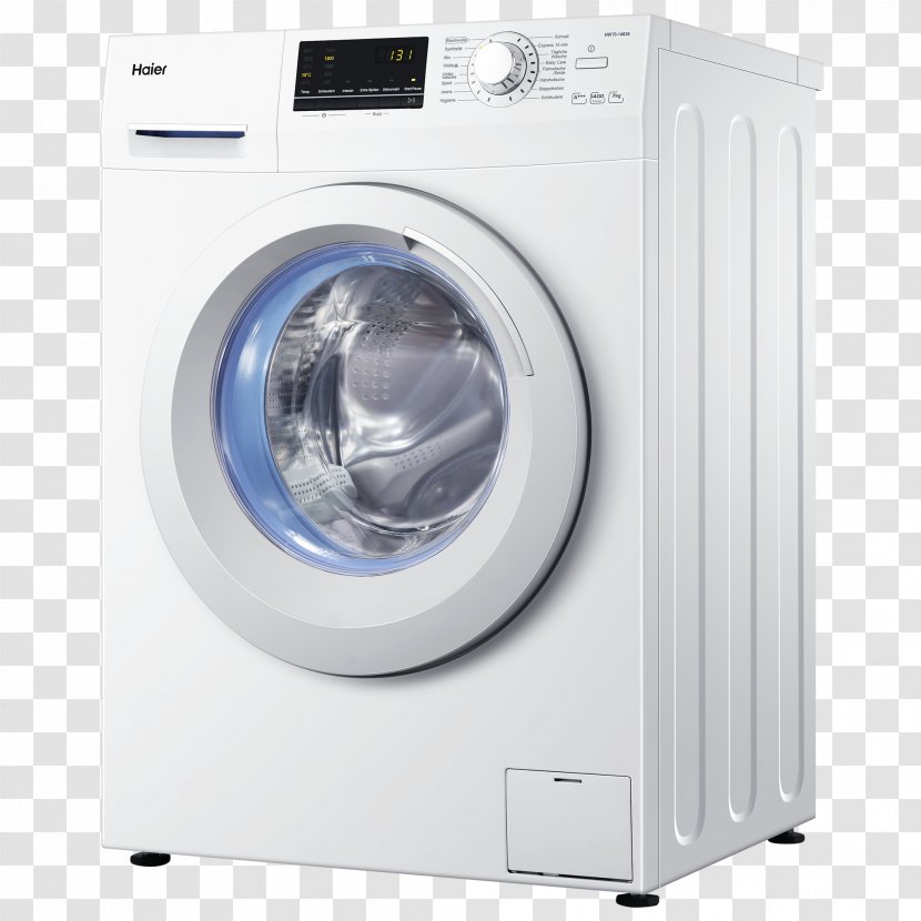 Washing Machines Home Appliance Laundry Clothes Dryer Haier - Machine Transparent PNG
