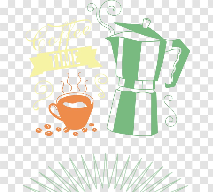Coffee Cup Cafe Clip Art - Vector Transparent PNG