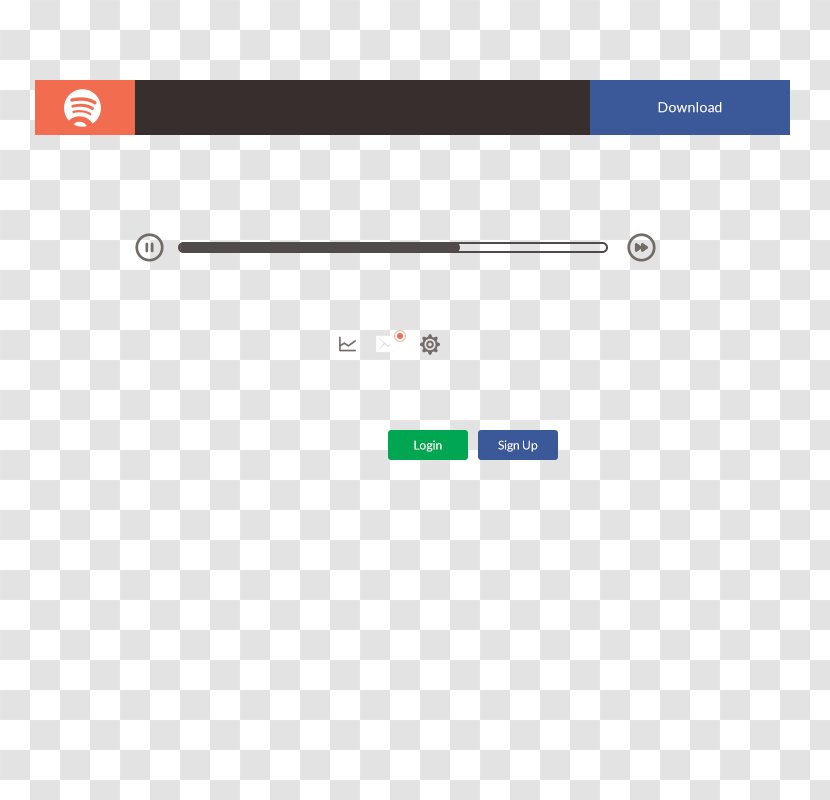 Button Progress Bar Download - Point Transparent PNG