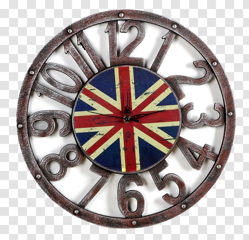 United States Volvo Cars Wheel Clock - Home Accessories - Union Jack Wall Transparent PNG