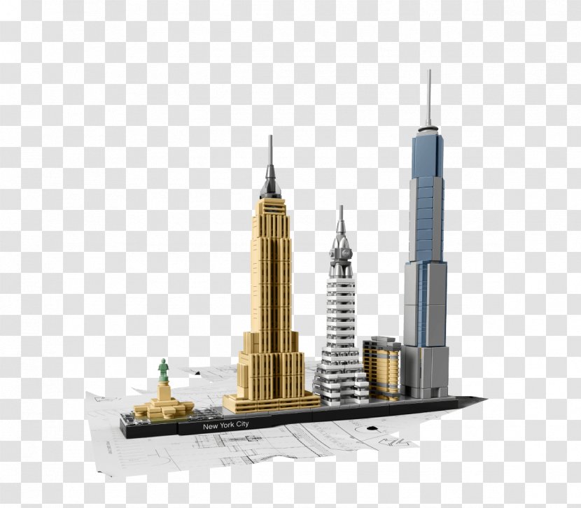 New York City - Lego 21028 Architecture - Spire Transparent PNG