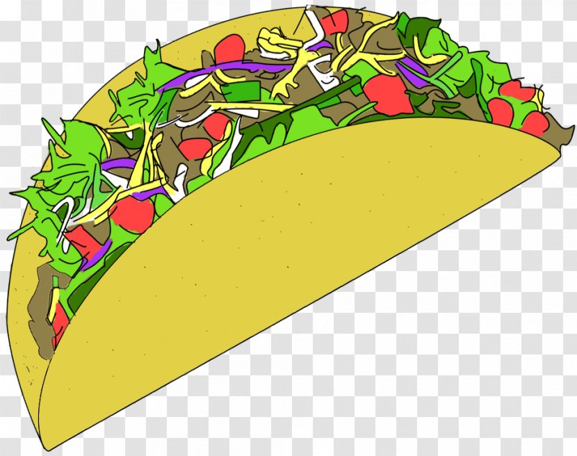 Taco Salad Mexican Cuisine Clip Art - Tuesday - Bell Transparent PNG