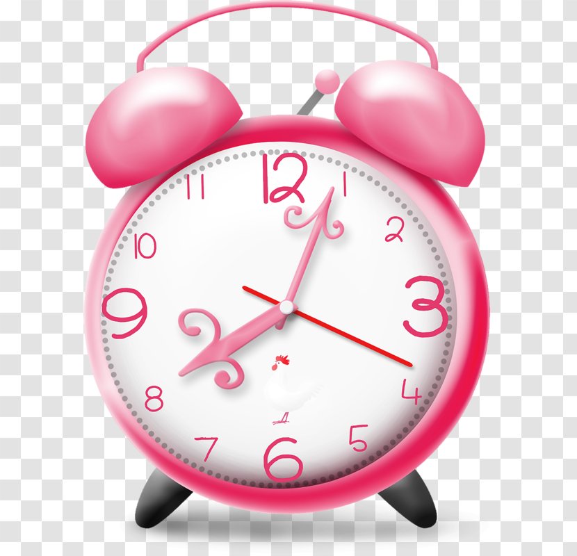 Alarm Clock Cuckoo Clip Art - Free - Pink Transparent PNG