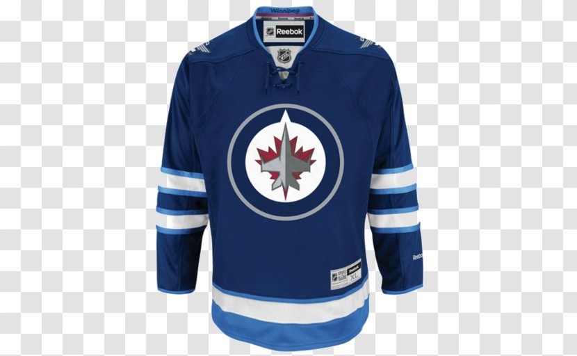 Winnipeg Jets National Hockey League Jersey NHL Uniform - Reebok Transparent PNG