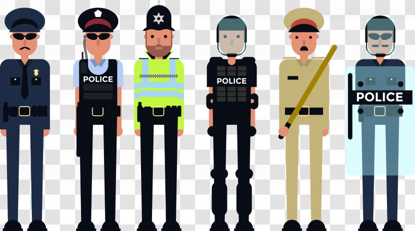 Police Officer Euclidean Vector - Crime - Officers Image Abroad Transparent PNG