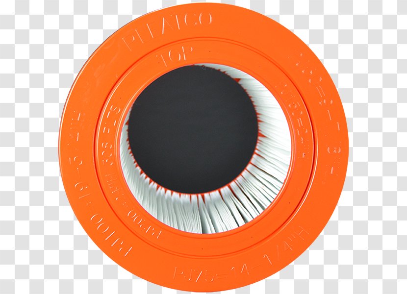 Circle Font - Orange - POOL Top View Transparent PNG