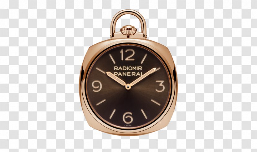 Pocket Watch Panerai Gold Transparent PNG