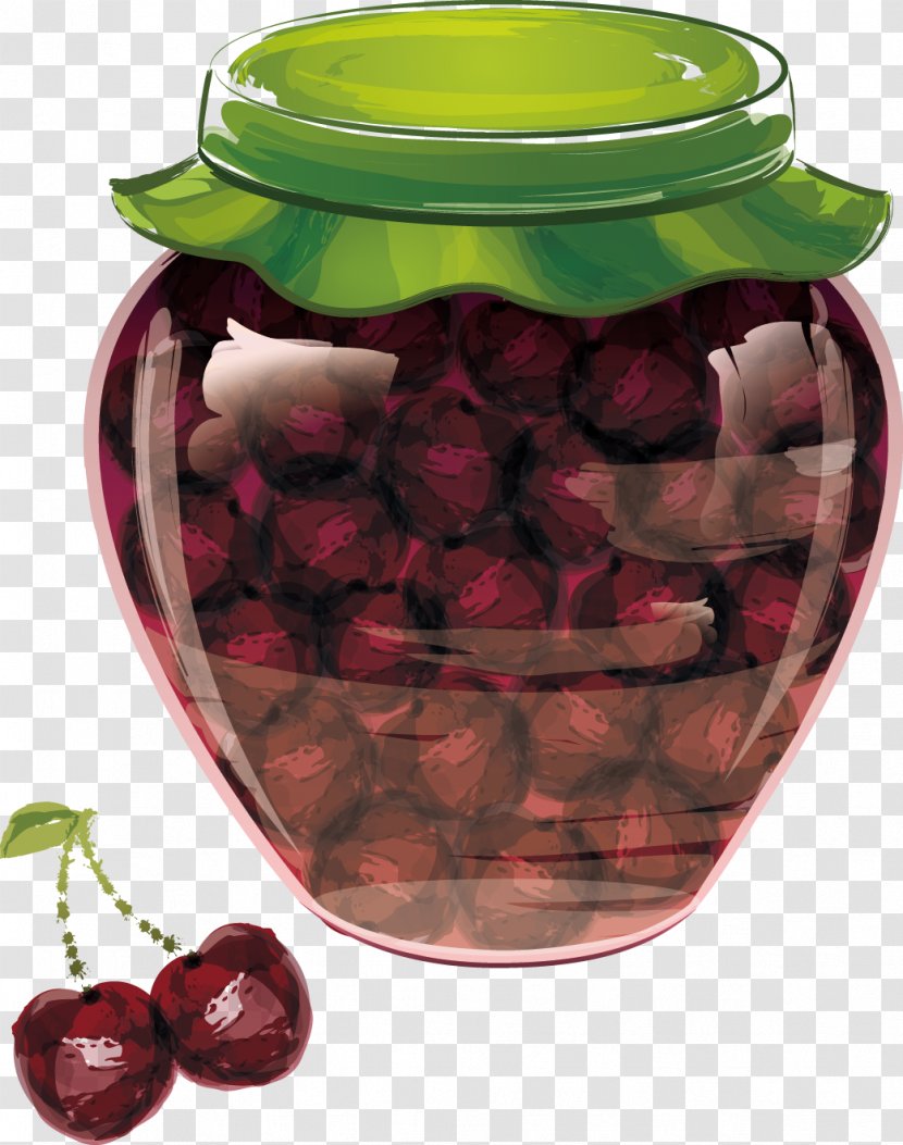 Marmalade Fruit Preserves Crock Cherry - Cranberry - Jam Transparent PNG
