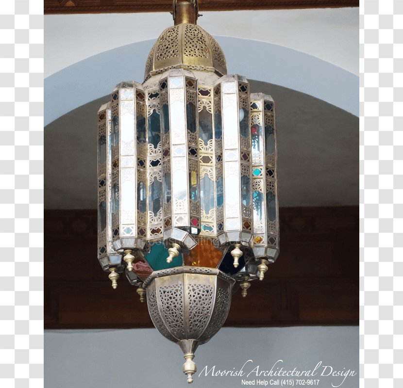 Chandelier Moroccan Cuisine Style Glass Lantern - Murano Transparent PNG