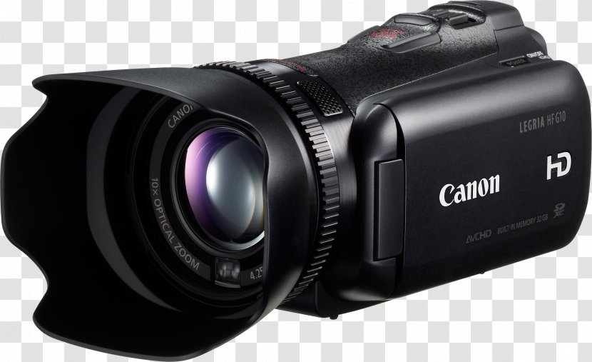 Canon VIXIA HF G10 Camcorder Video Cameras Zoom Lens - Digital Slr - Camera Transparent PNG