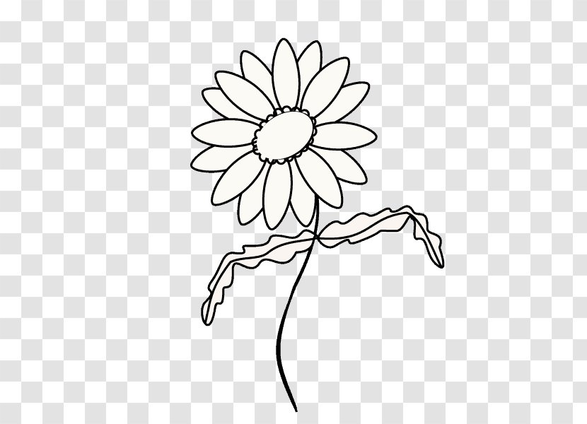 Drawing Common Daisy Line Art Clip Sketch - Wing - Painting Transparent PNG